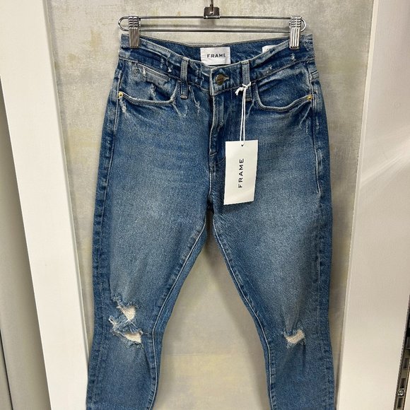 Frame Le High Skinny Crop - Picture 1 of 4